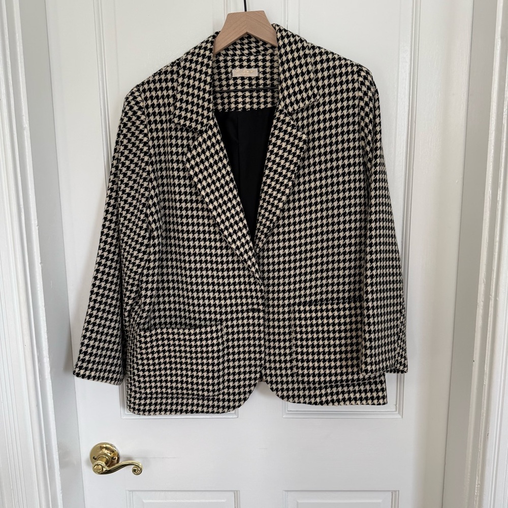 Vintage Women's Houndstooth Blazer